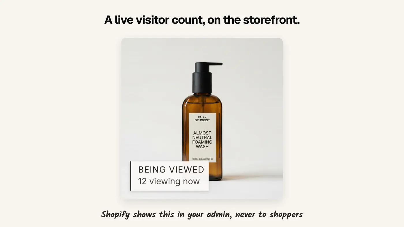 How to Add a Live Visitor Counter to Shopify
