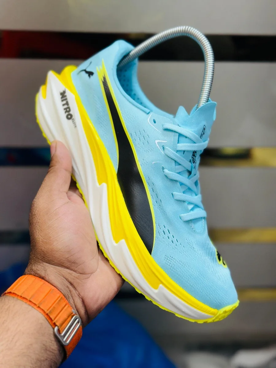 Puma Nitro Running shoes - Blue & yellow