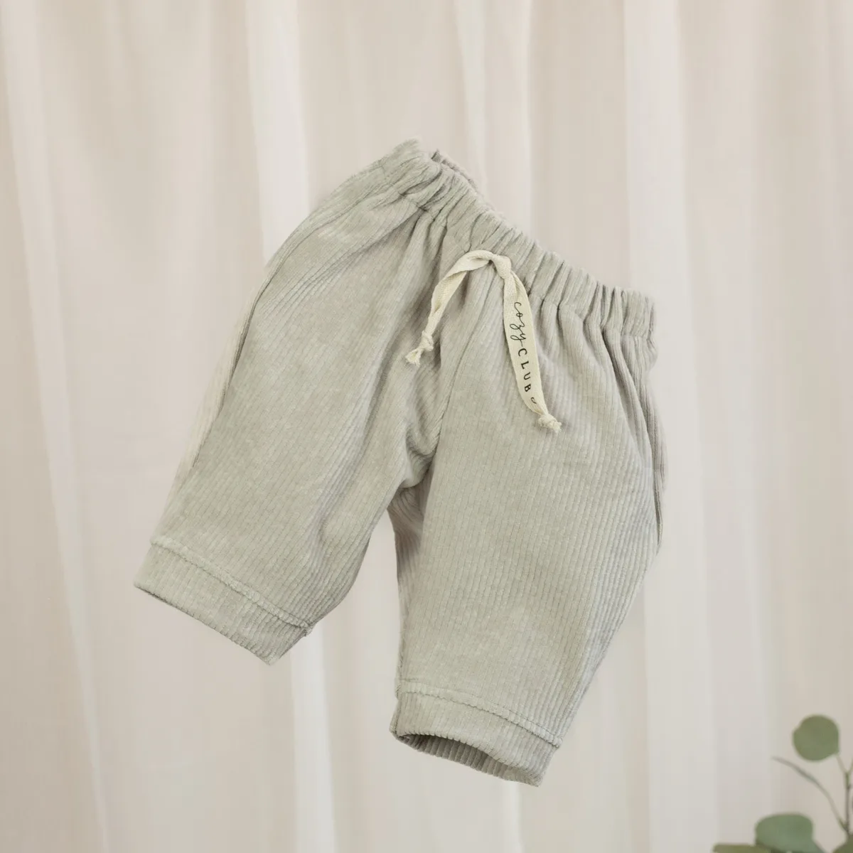 Cord-Barrelhose Soft Beige